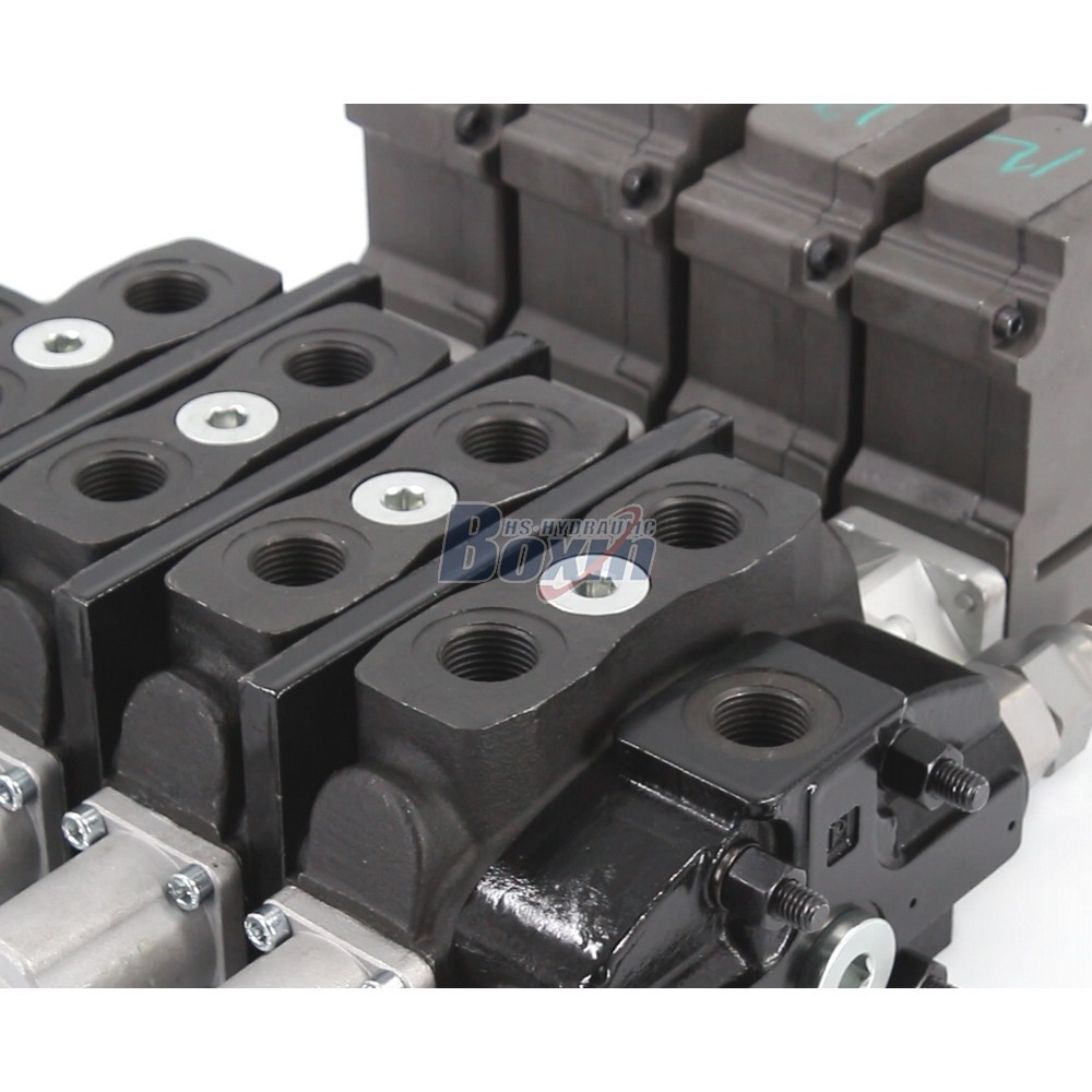 Factory Direct Supply of SD8EMA-4OT Electric Motor 4 Spool Sectional Directional Valve detail image